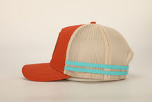 Load image into Gallery viewer, BRWC Rust &amp; Turquoise Cap