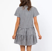 Load image into Gallery viewer, Lexi Gingham Dress - Black
