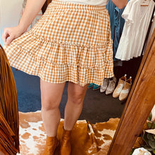 Load image into Gallery viewer, Evie Gingham Skirt